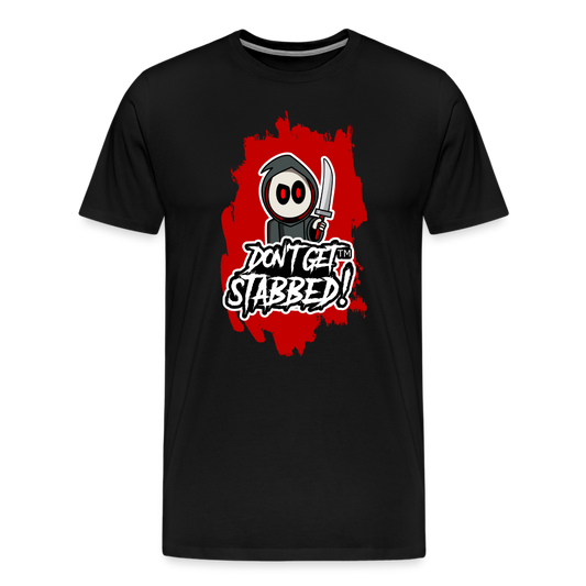 Don't Get Stabbed Logo Shirt - black
