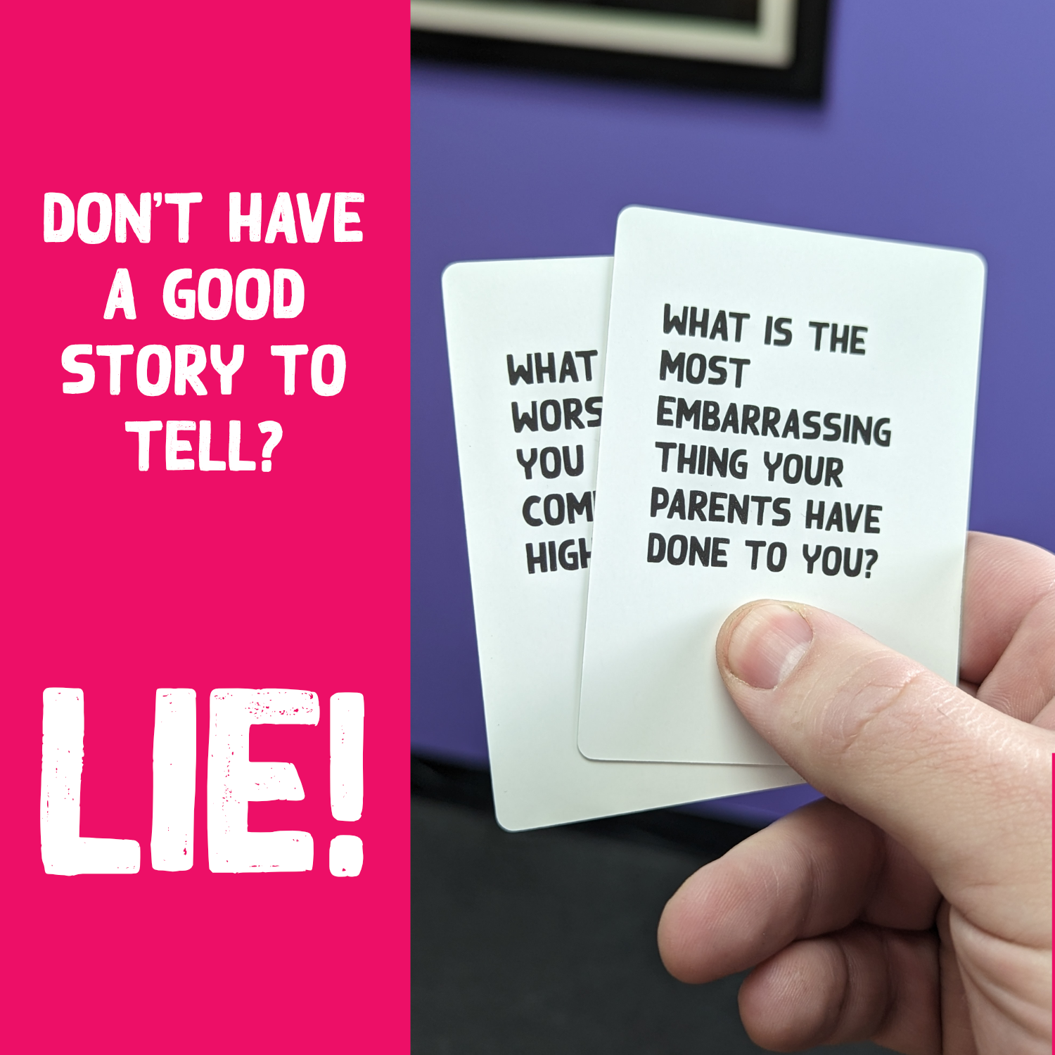 Don't Have a Good Story to Tell? Lie!